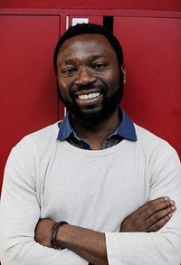 Portrait of African descent man