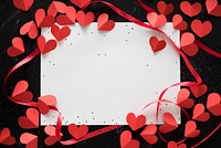 Love Decorated Greeting Cards Paper