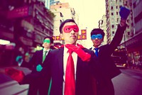 Business superheroes in Hongkong