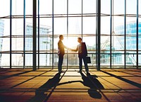 Businessmen Deal Business Handshake Greeting Concept
