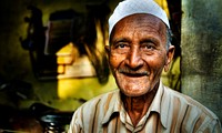Portrait of a happy Indian man