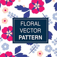 Illustration of flowers pattern