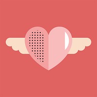 Valentines day Heart Love Icon Symbol Concept