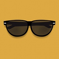 Black Sunglasses Graphic Illustration Vector