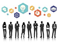 Illustration of business people