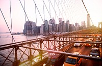 Brooklyn Bridge Landmark Architecture Metropolitan Concept