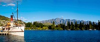 Lake Wakatipu, Queenstown in New Zealand.