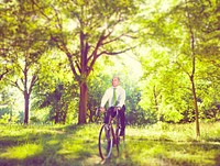 Business Green Healthy Environment Cycling Vacation Concept