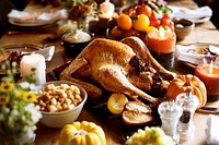 Roasted Turkey Thanksgiving Tradition Celebration Concept
