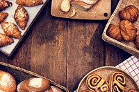Various Fresh Baked Bakery Bread Products