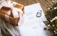 Will You Marry Me Proposing Card Marriage