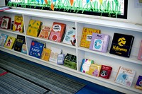 Children's books at elementary school library