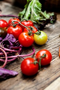 Variation kinds of vegetable on a table