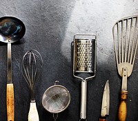 Different kind of utensil kitchenwear