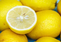 Closeup of fresh lemon