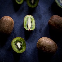 Closeup of kiwi fruit fresh produce