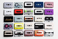 Cassette tape vintage style collection