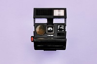 Vintage retro camera isolated on background