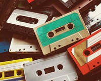 Vintage cassette tapes collection