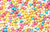 Closeup of colorful round textured background