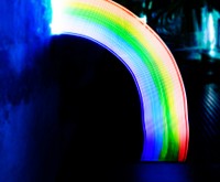 Rainbow lights long exposure technique
