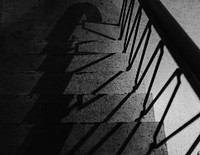 Grayscale of stair steps
