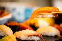 Sushi japanese food healthy eating