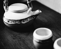 Asian culture tea pot set 