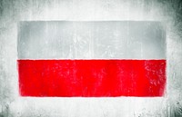 Illustration And Painting Of The National Flag Of Poland