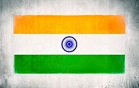 Illustration of Flag of India