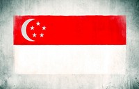 Illustration of Flag of Singapore