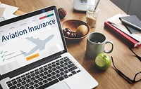 Travel Aviation Insurance Website Concept