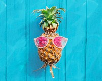 Pineapple Sunglasses Tropical Fruit Refreshing Concept