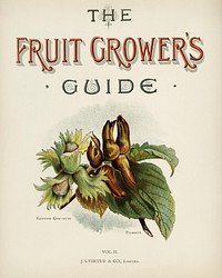 The fruit grower's guide : Vintage illustration of the fruit growers guide