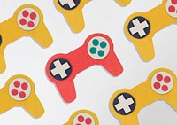 Game console paper craft handmade