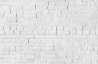 White brick wall textured background