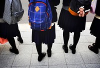 Students Schooling Uniform Backpack Japanese
