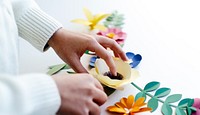 Flower paper craft handmade collection