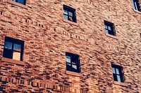 Photo of apartment decorated by brick archicultural