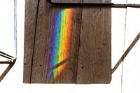 Rainbow reflection from a prism