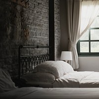 Romantic hotel bedroom