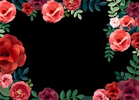 Rose Pattern Floral Texture Concept