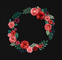 Roses paper craft handmade collection