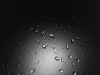 Water droplets pattern on clear glass