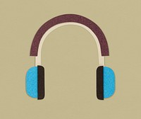 Headphones Music Audio Graphic Icon