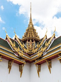 Thai Style Buddhist Architecture Concept