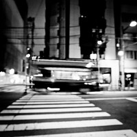 Zebra crossing in a city
