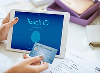 Finger print scan for online payment security
