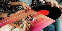 Audio Equipment Disc Record Soundtrack Teens Concept