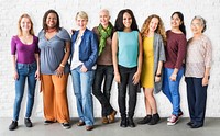 A group of diverse women